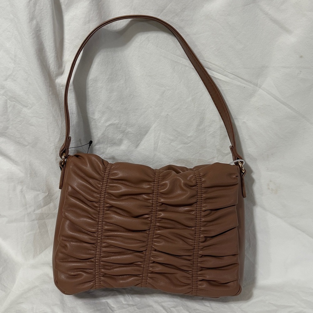 Forever 21 Tan Gathered Shoulder Bag - Picture 4 of 6